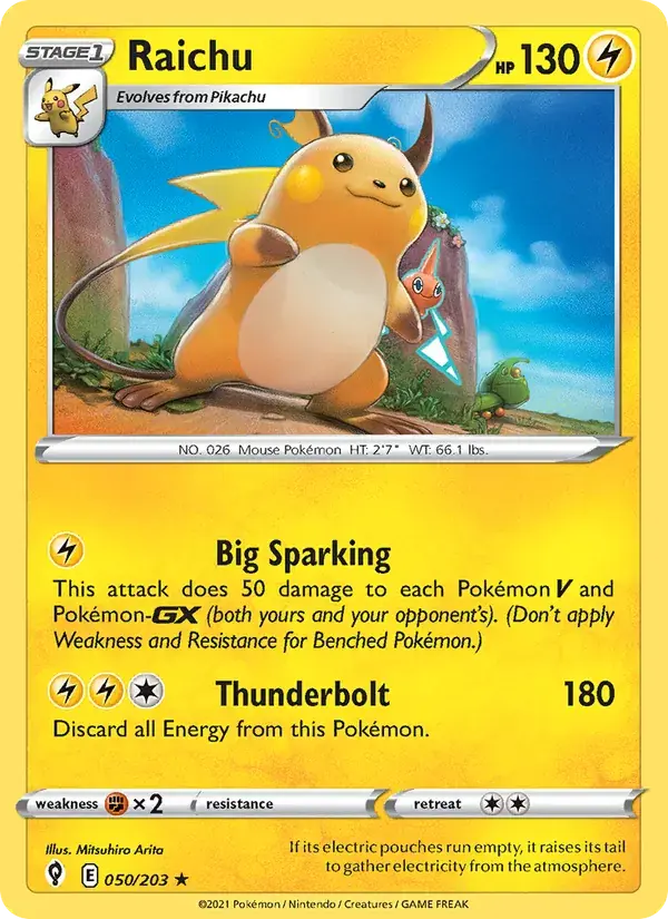 Raichu - 50/237 - Evolving Skies