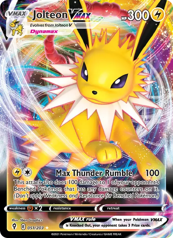 Jolteon VMAX - 51/237 - Evolving Skies