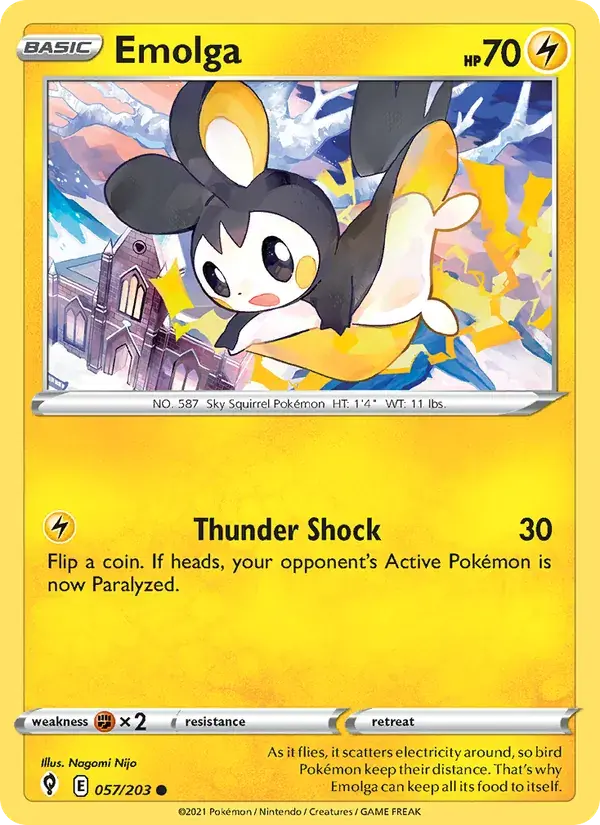 Emolga - 57/237 - Evolving Skies