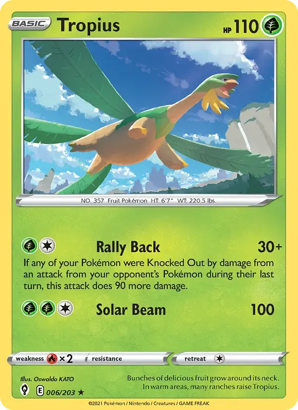 Tropius - 6/237 - Evolving Skies