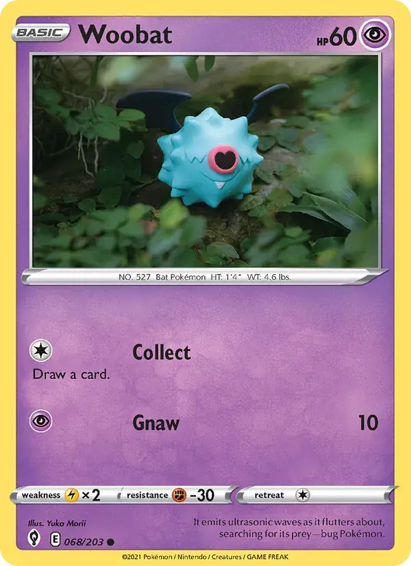 Woobat - 68/237 - Evolving Skies