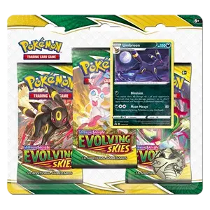 Evolving Skies: Umbreon 3-Pack Blister