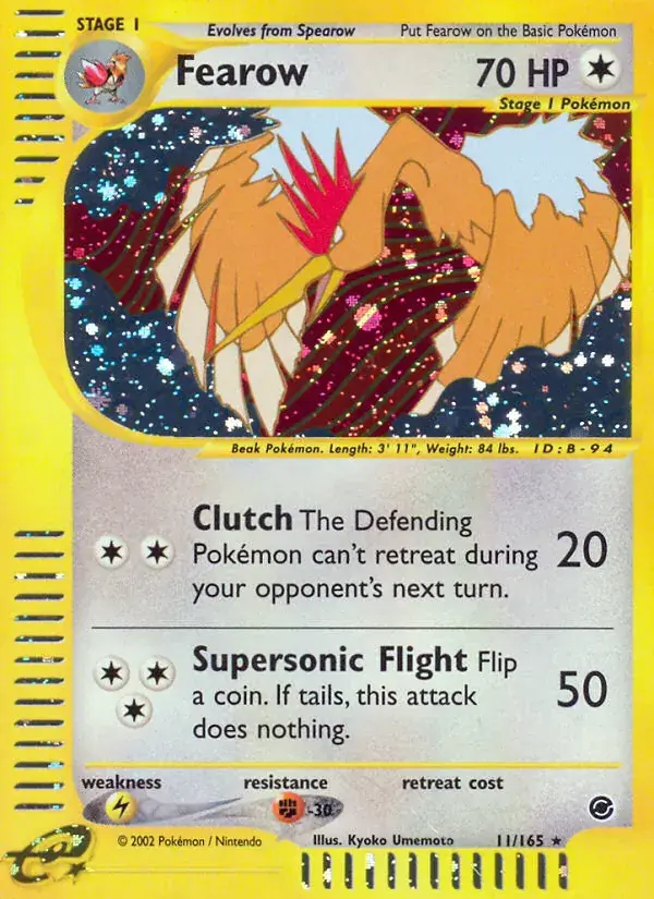Fearow - 11/165 - Expedition Base Set