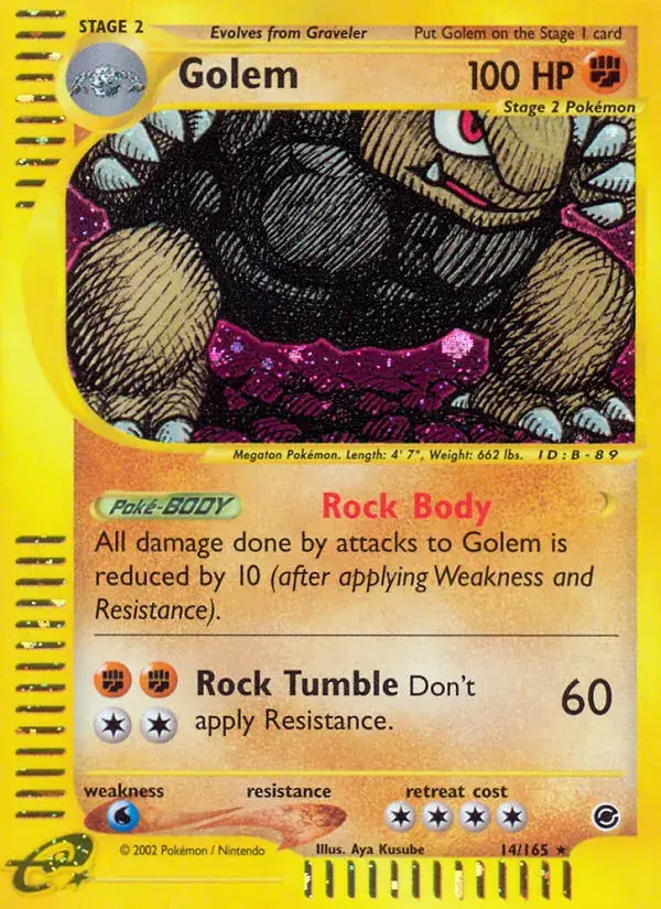 Golem - 14/165 - Expedition Base Set