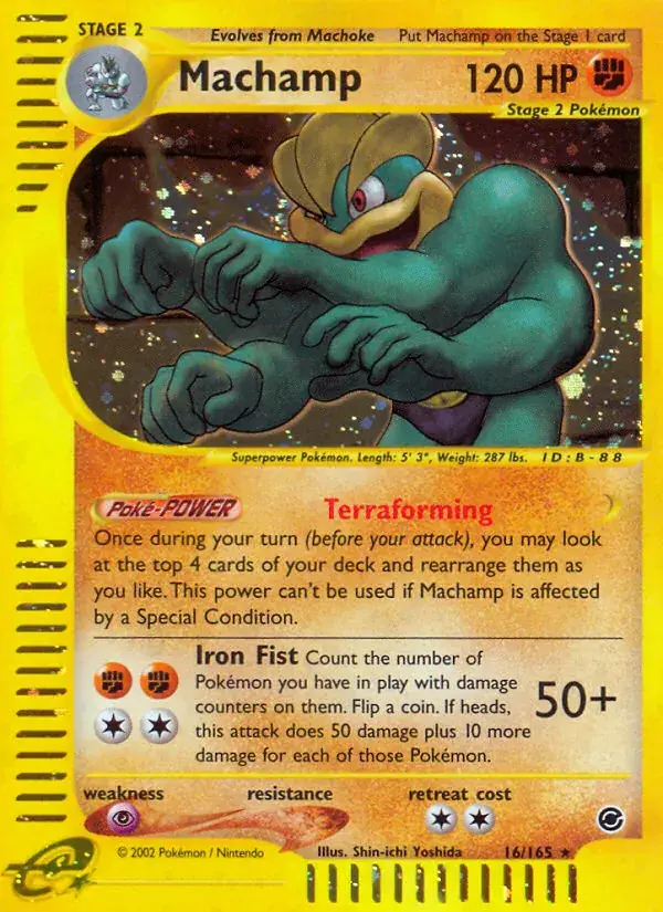 Machamp - 16/165 - Expedition Base Set