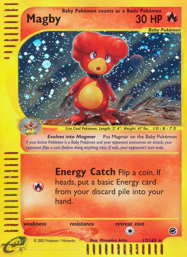 Magby - 17/165 - Expedition Base Set