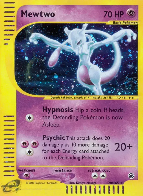 Mewtwo - 20/165 - Expedition Base Set