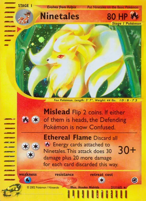 Ninetales - 21/165 - Expedition Base Set
