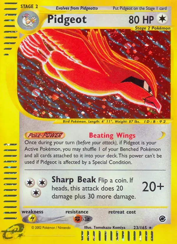 Pidgeot - 23/165 - Expedition Base Set