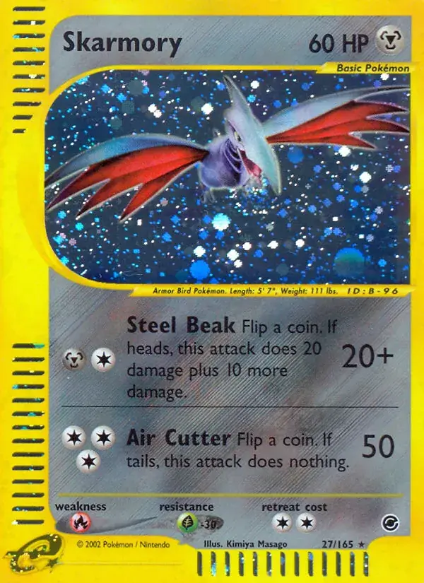 Skarmory - 27/165 - Expedition Base Set