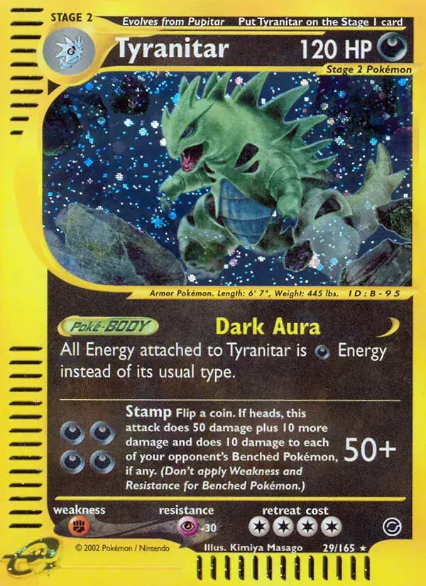 Tyranitar - 29/165 - Expedition Base Set