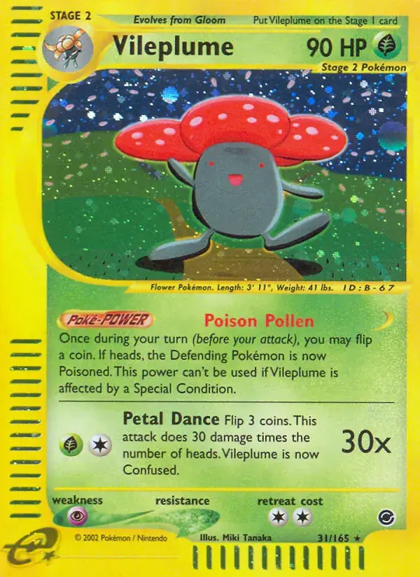 Vileplume - 31/165 - Expedition Base Set