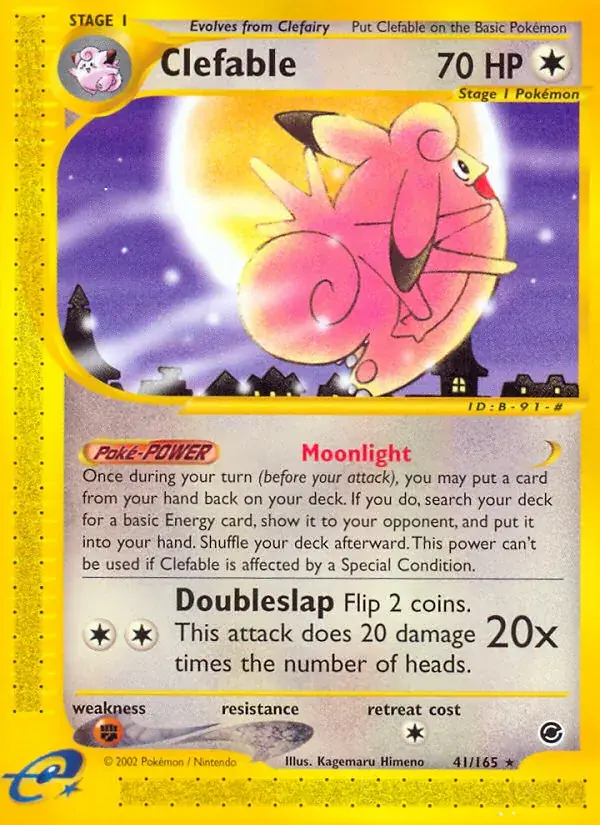 Clefable - 41/165 - Expedition Base Set