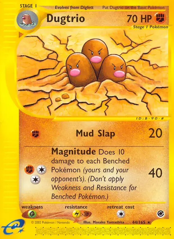Dugtrio - 44/165 - Expedition Base Set