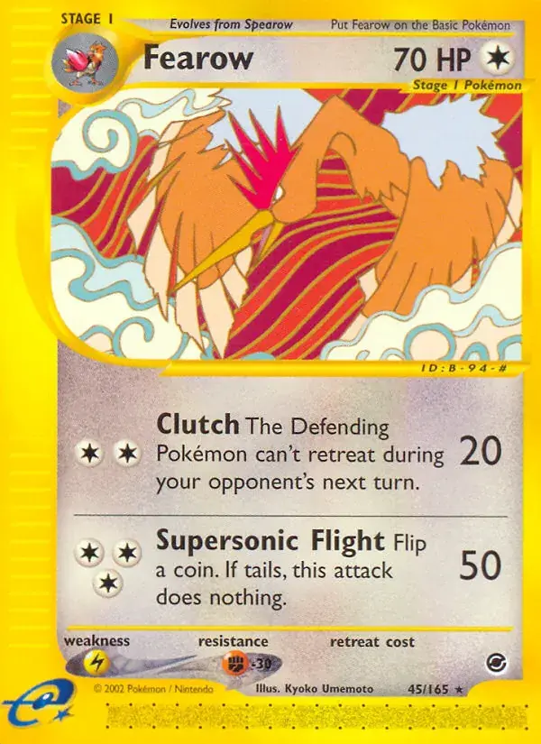 Fearow - 45/165 - Expedition Base Set