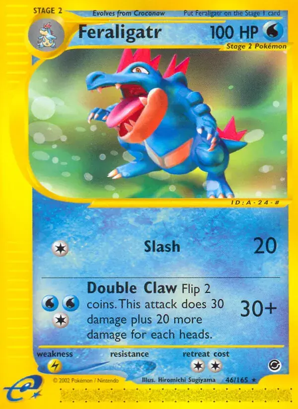 Feraligatr - 46/165 - Expedition Base Set