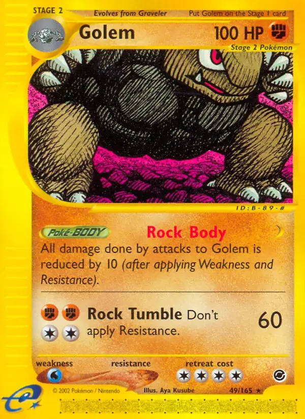 Golem - 49/165 - Expedition Base Set