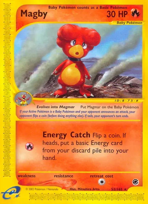 Magby - 52/165 - Expedition Base Set