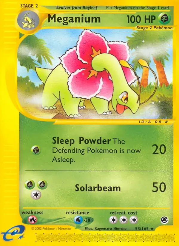 Meganium - 53/165 - Expedition Base Set