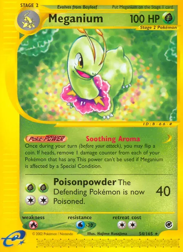 Meganium - 54/165 - Expedition Base Set