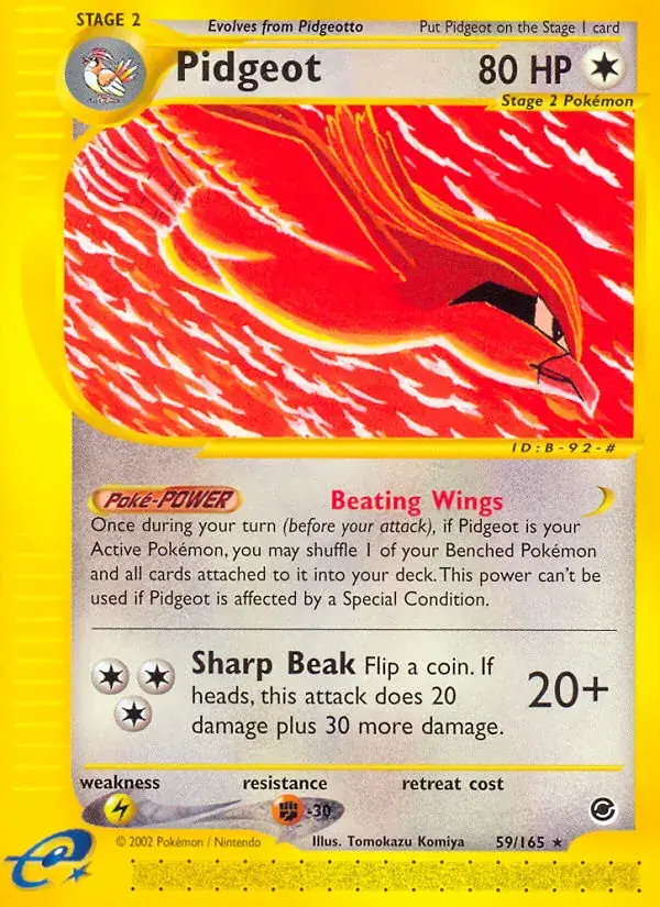 Pidgeot - 59/165 - Expedition Base Set