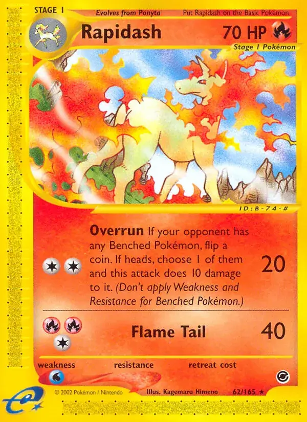 Rapidash - 62/165 - Expedition Base Set