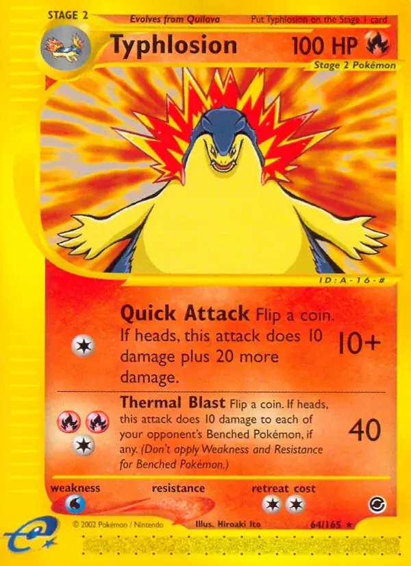 Typhlosion - 64/165 - Expedition Base Set
