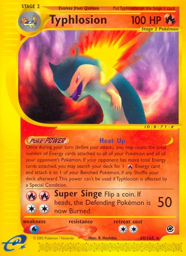 Typhlosion - 65/165 - Expedition Base Set
