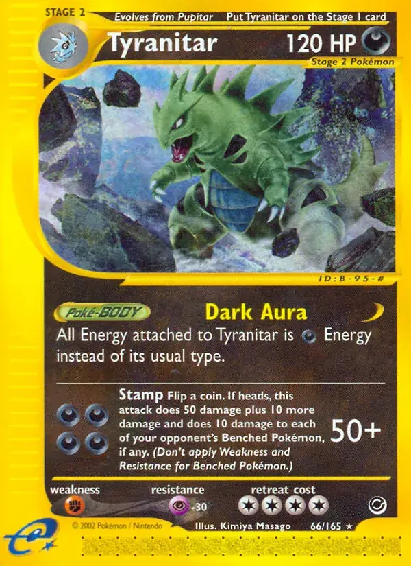 Tyranitar - 66/165 - Expedition Base Set