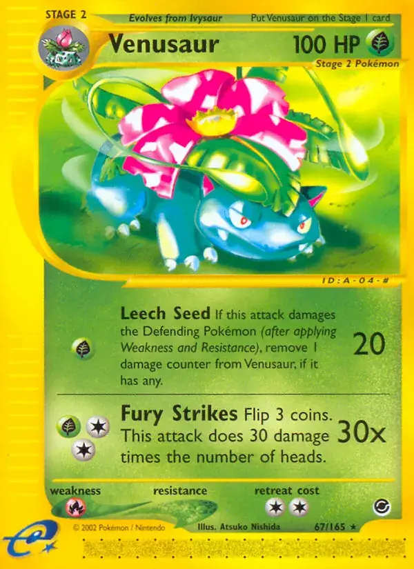 Venusaur - 67/165 - Expedition Base Set