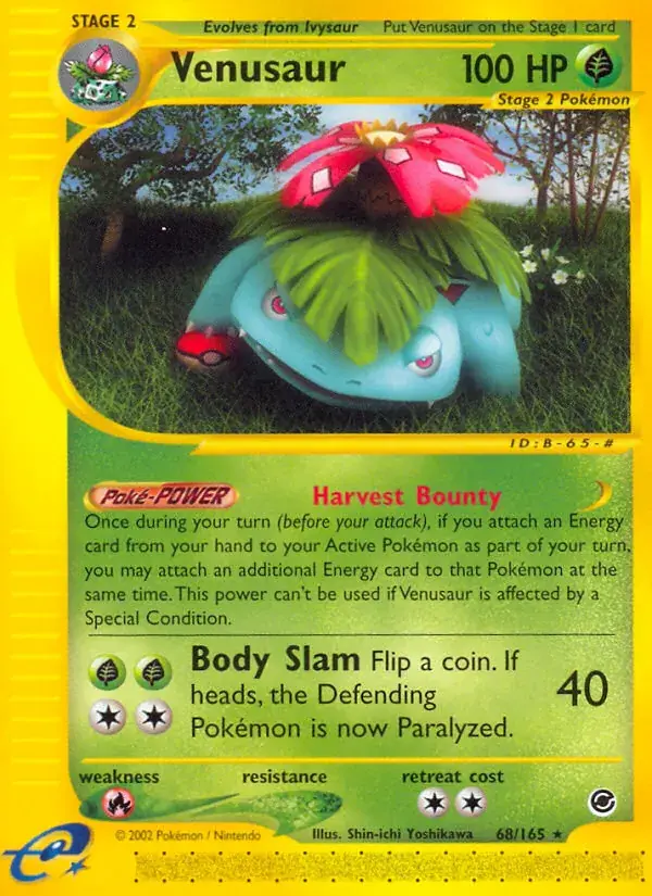 Venusaur - 68/165 - Expedition Base Set
