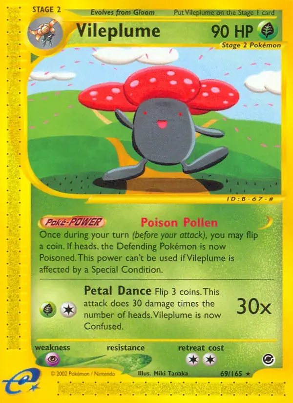 Vileplume - 69/165 - Expedition Base Set