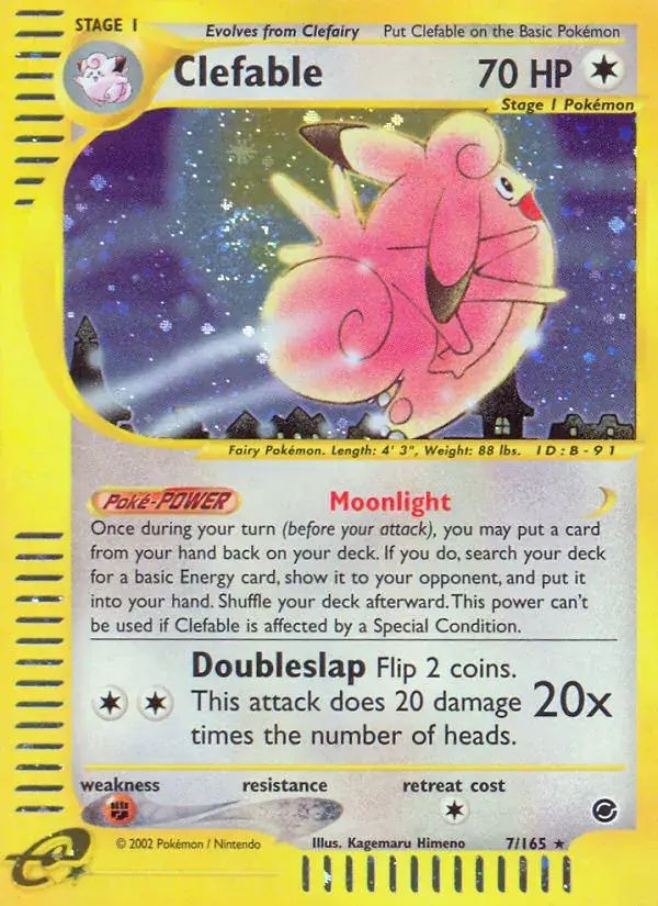 Clefable - 7/165 - Expedition Base Set