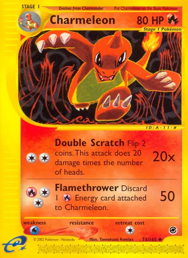 Charmeleon - 73/165 - Expedition Base Set