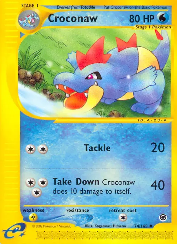 Croconaw - 74/165 - Expedition Base Set