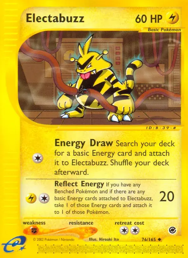 Electabuzz - 76/165 - Expedition Base Set