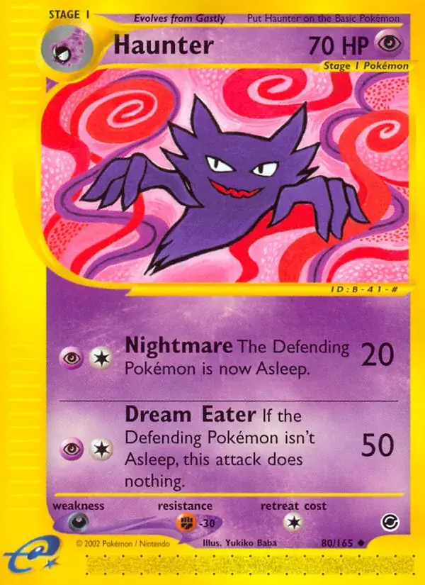 Haunter - 80/165 - Expedition Base Set