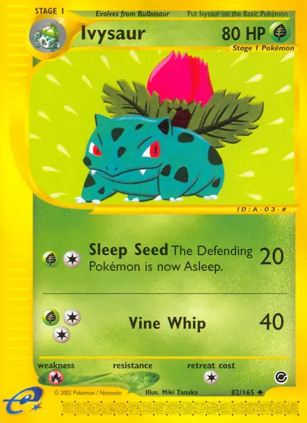 Ivysaur - 82/165 - Expedition Base Set