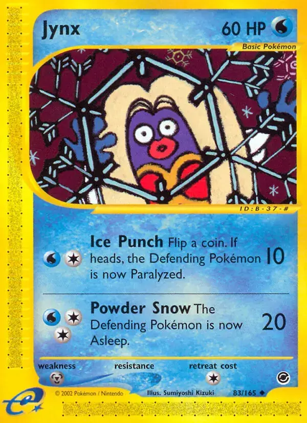 Jynx - 83/165 - Expedition Base Set