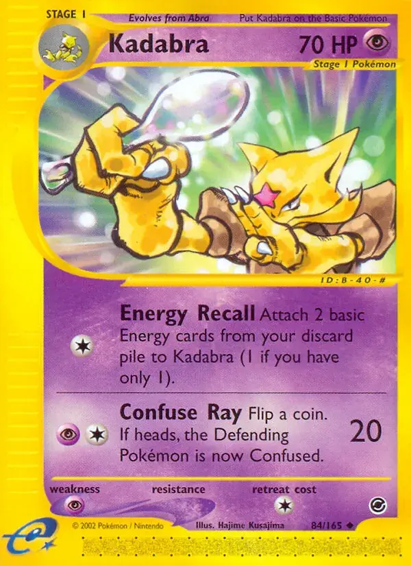 Kadabra - 84/165 - Expedition Base Set