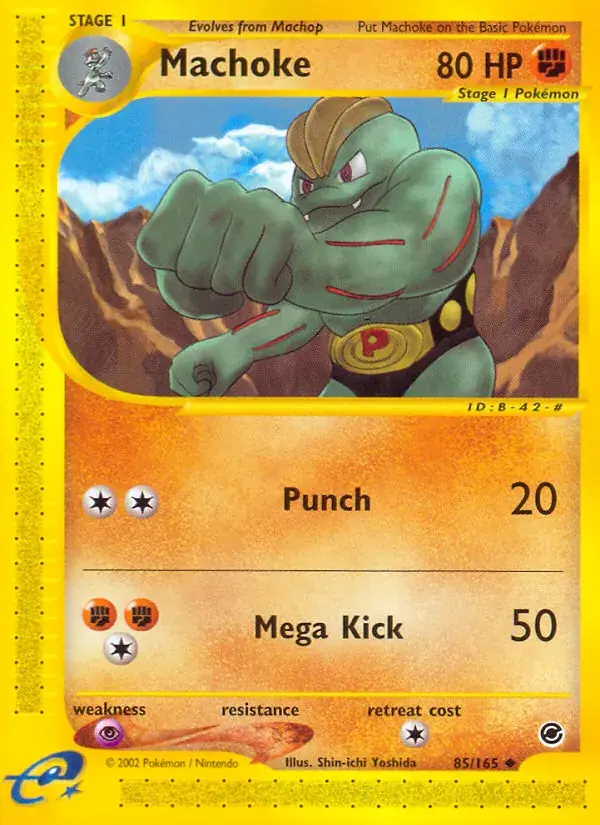 Machoke - 85/165 - Expedition Base Set