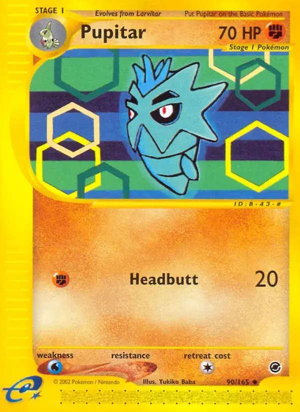 Pupitar - 90/165 - Expedition Base Set