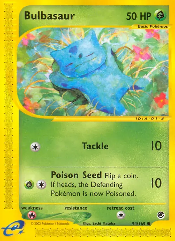 Bulbasaur - 94/165 - Expedition Base Set