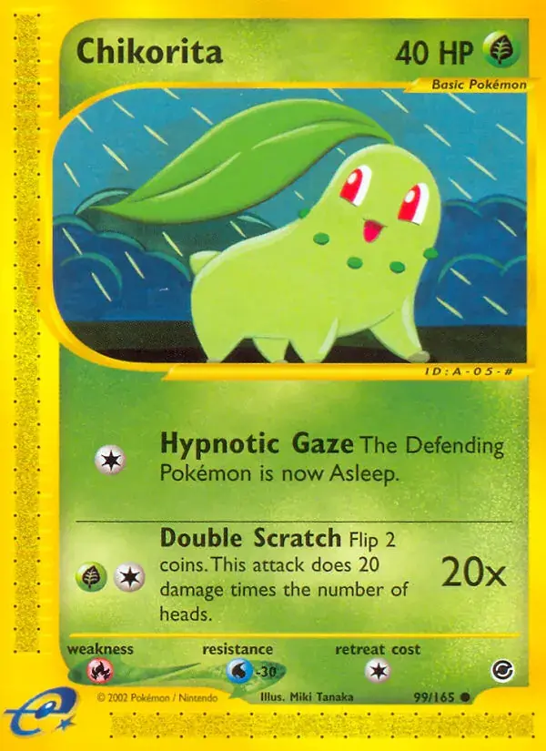 Chikorita - 99/165 - Expedition Base Set