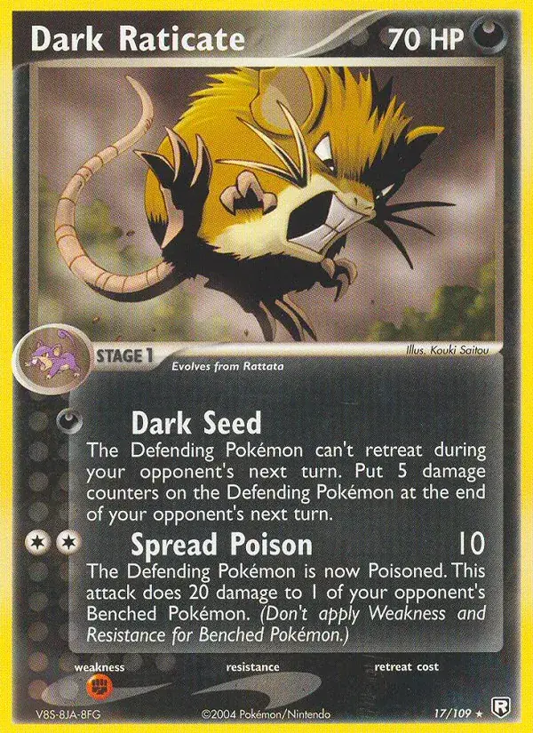 Dark Raticate - 17/111 - Team Rocket Returns