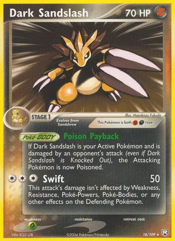 Dark Sandslash - 18/111 - Team Rocket Returns