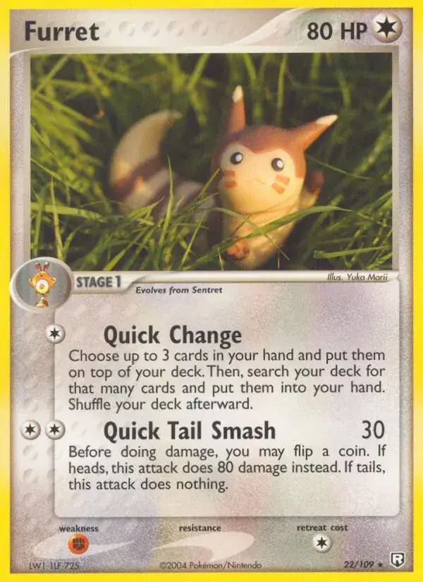 Furret - 22/111 - Team Rocket Returns