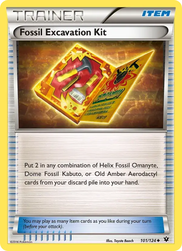 Fossil Excavation Kit - 101/129 - Fates Collide