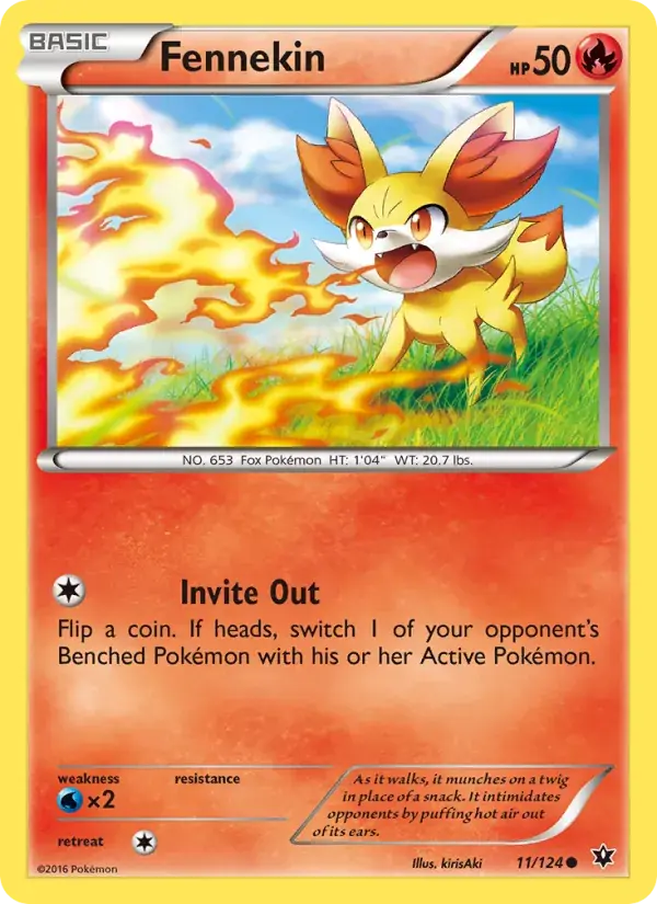 Fennekin - 11/129 - Fates Collide