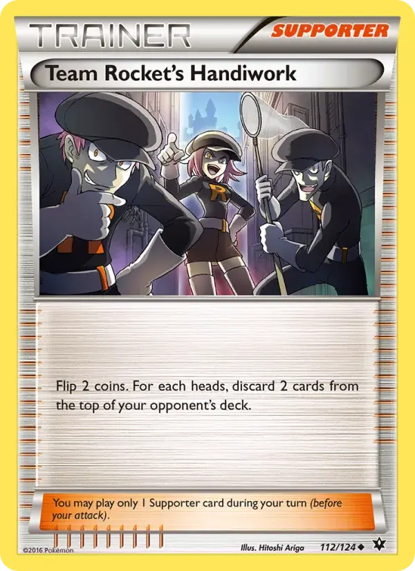 Team Rocket's Handiwork - 112/129 - Fates Collide